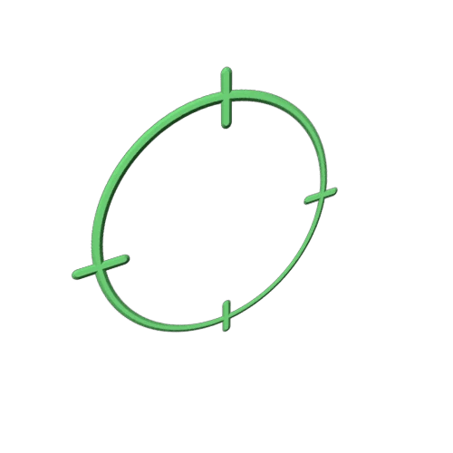 2d ring target 7 Green